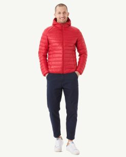 New Doudoune Legere Rouge Nico Vetements D'Exterieur